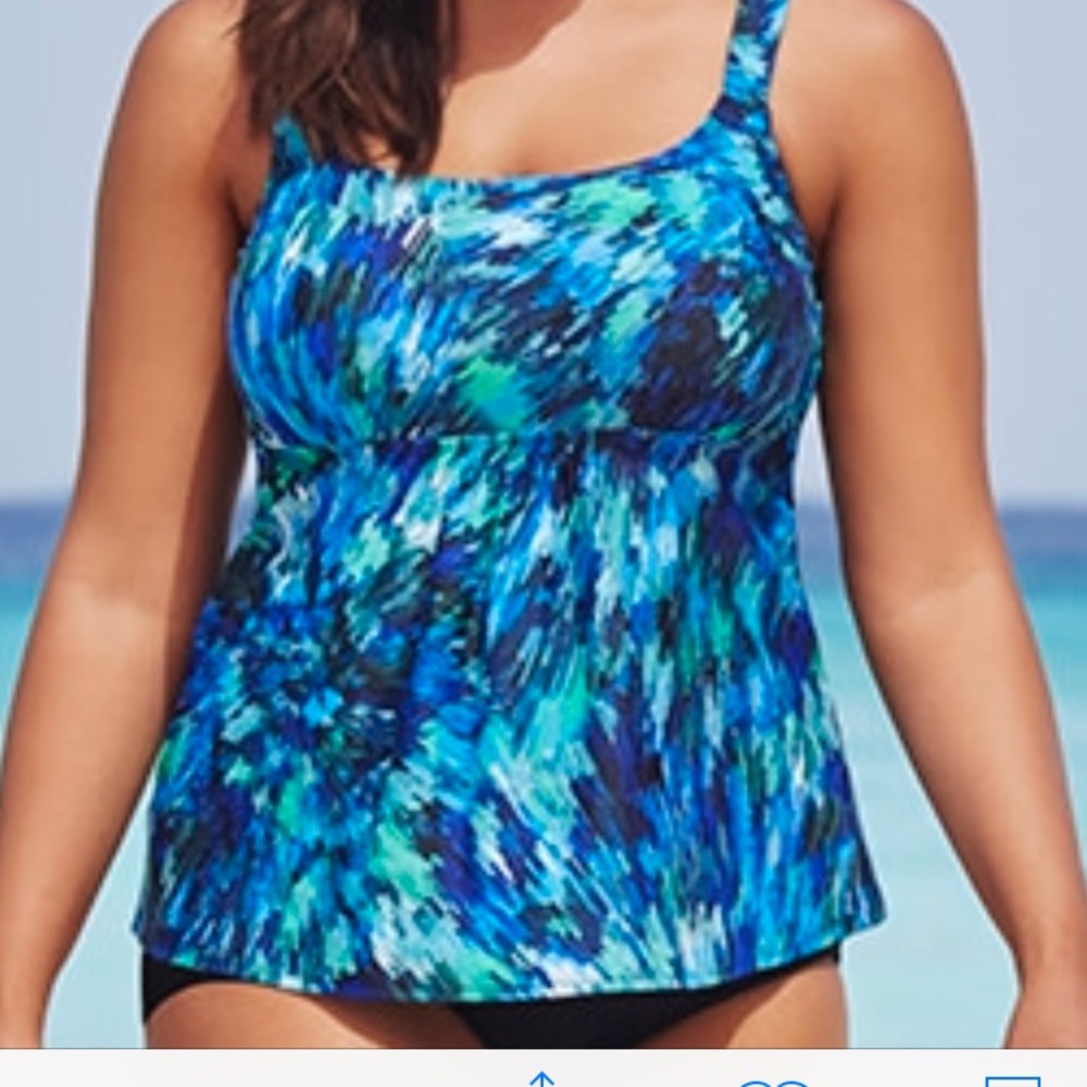 Beach Belle tankini top size 20